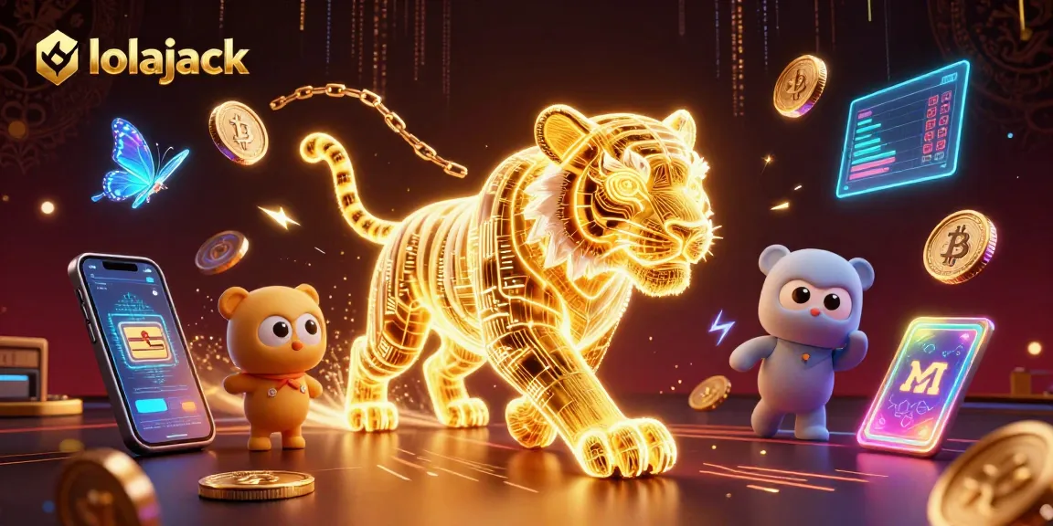 Experience thrilling gameplay at Lolajack Casino with stunning digital visuals and vibrant symbols.